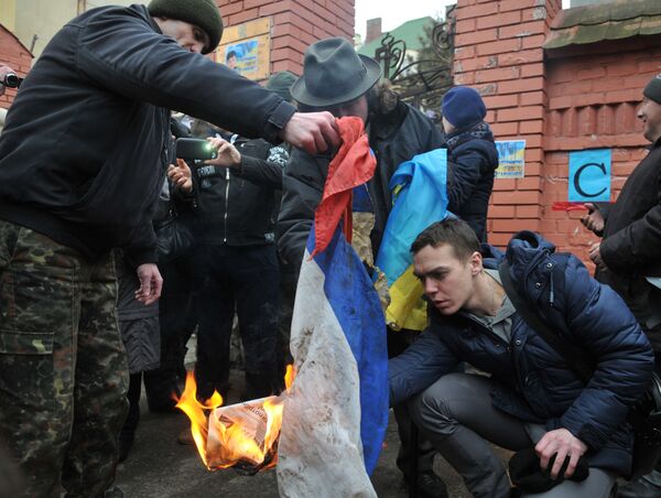 Агрессивные действия против дипмиссий РФ на Украине