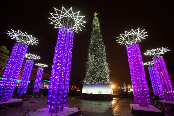 новогодняя рождественская ёлка Киев