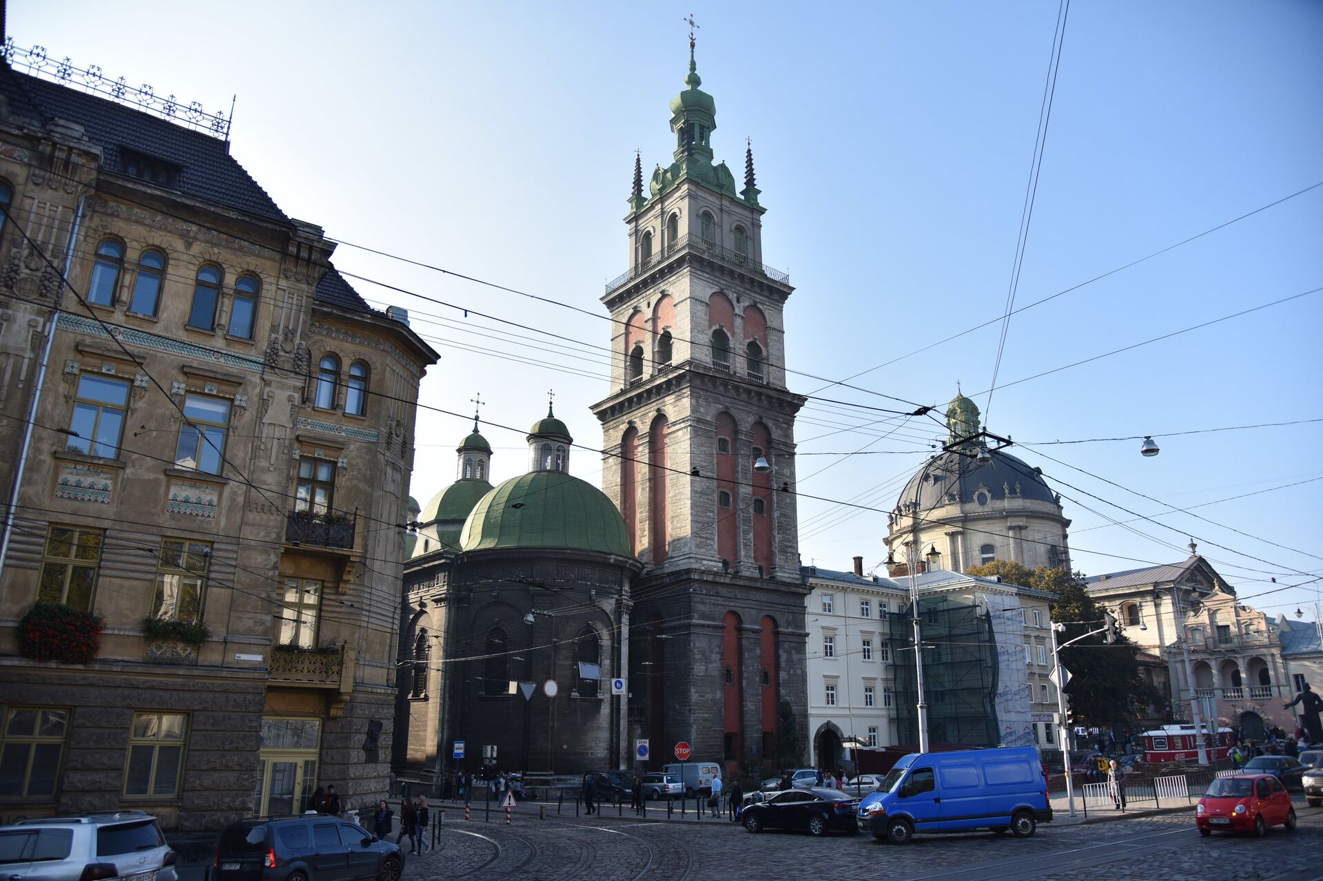  Церковь Успения Пресвятой Богородицы во Львове (вид от Подвальной улицы). - РИА Новости, 1920, 31.12.2025