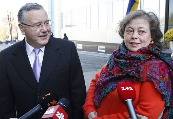 Анатолий Гриценко и Юлия Мостовая