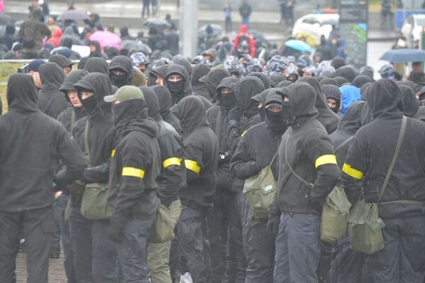 Партия «Нацкорпус» устроила митинг в Киеве