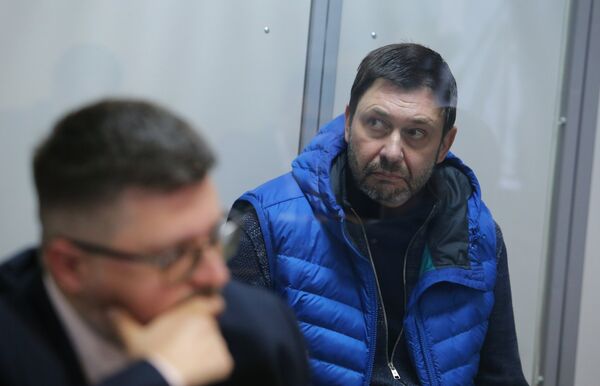 Заседание суда по делу журналиста К. Вышинского