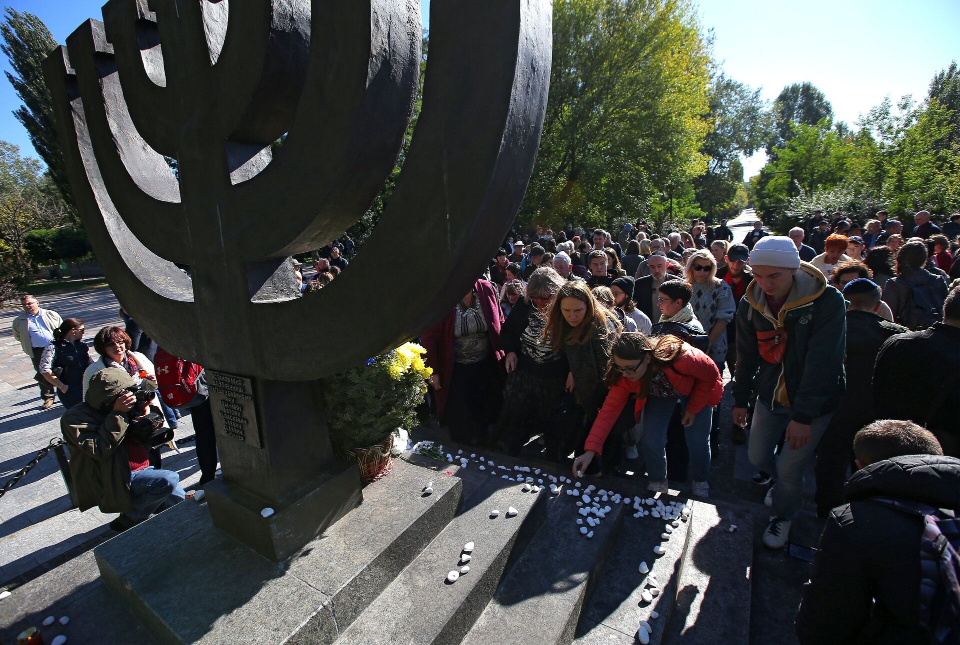 Траурные мероприятия в Киеве в память о трагедии Бабьего Яра - РИА Новости, 1920, 27.01.2021