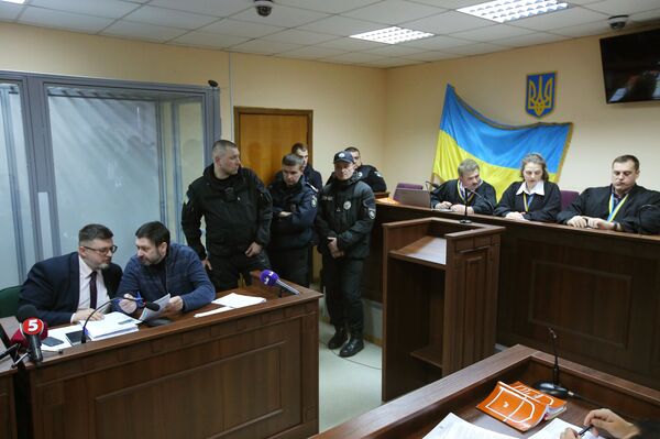 Заседание суда по делу журналиста К. Вышинского