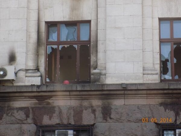 Фото после событий 2 мая в Доме профсоюзов в Одессе. Автор – Виктор Кузнецов
