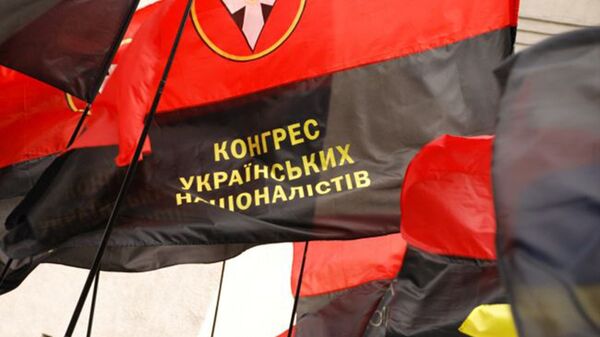 Флаг Конгресс украинских националистов