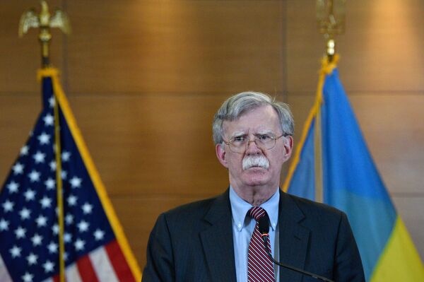 Пресс-конференция советника президента США по нацбезопасности Дж. Болтона