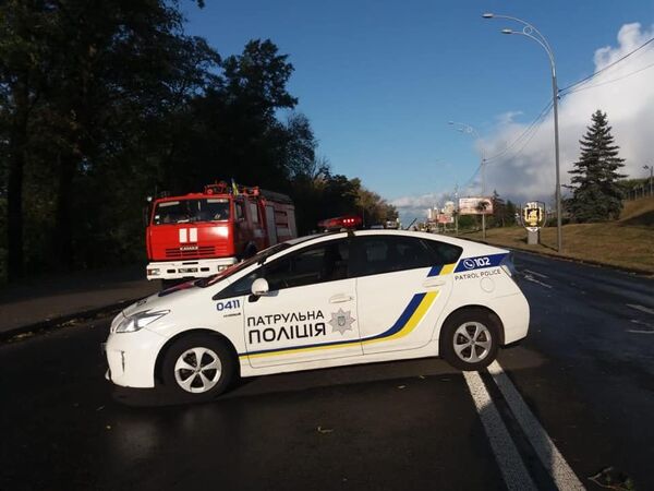 Киев полиция пожарные