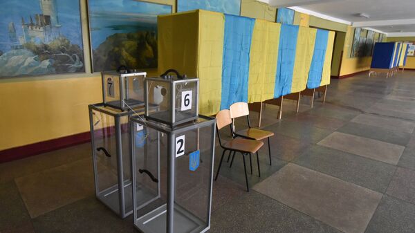 Подготовка избирательных участков на Украине к выборам