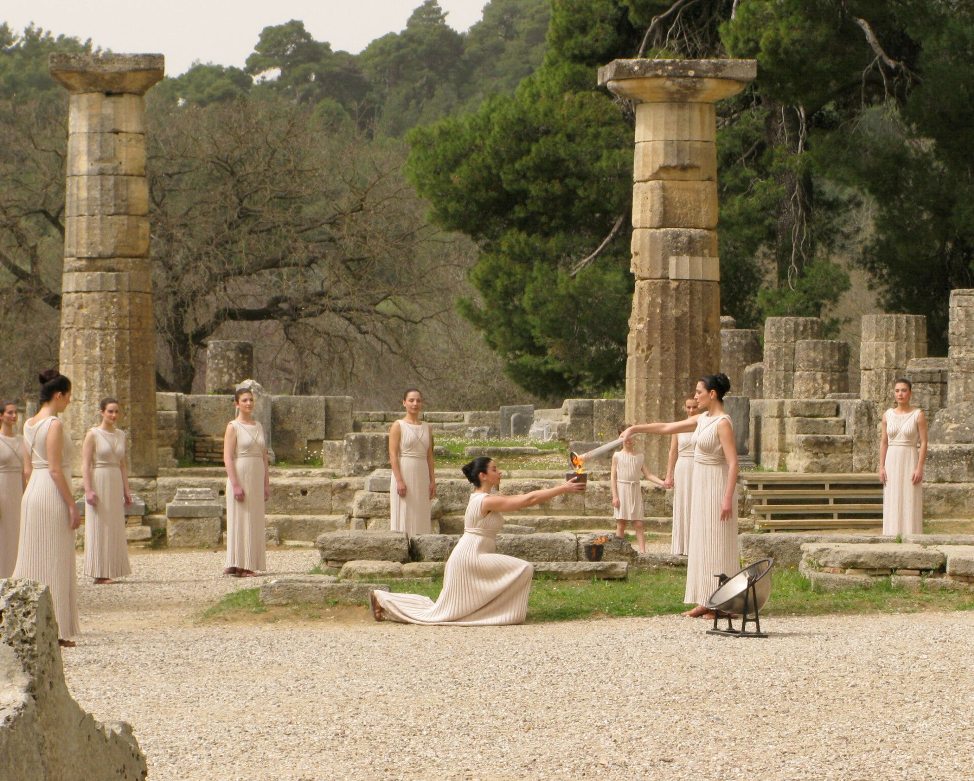 Олимпия Олимпийский огонь - РИА Новости, 1920, 03.04.2026