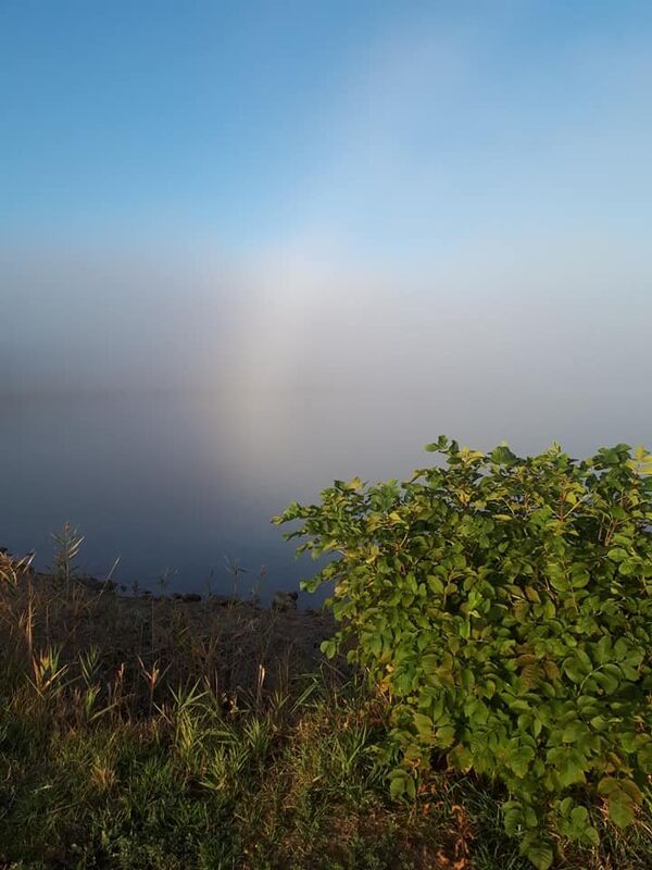 Туманная радуга в Приморске