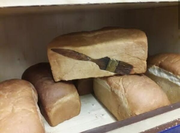 Хлеб с кистью