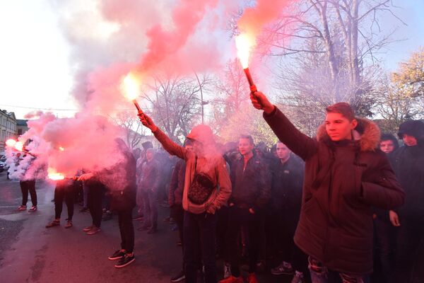 Акция во Львове против произвола полиции