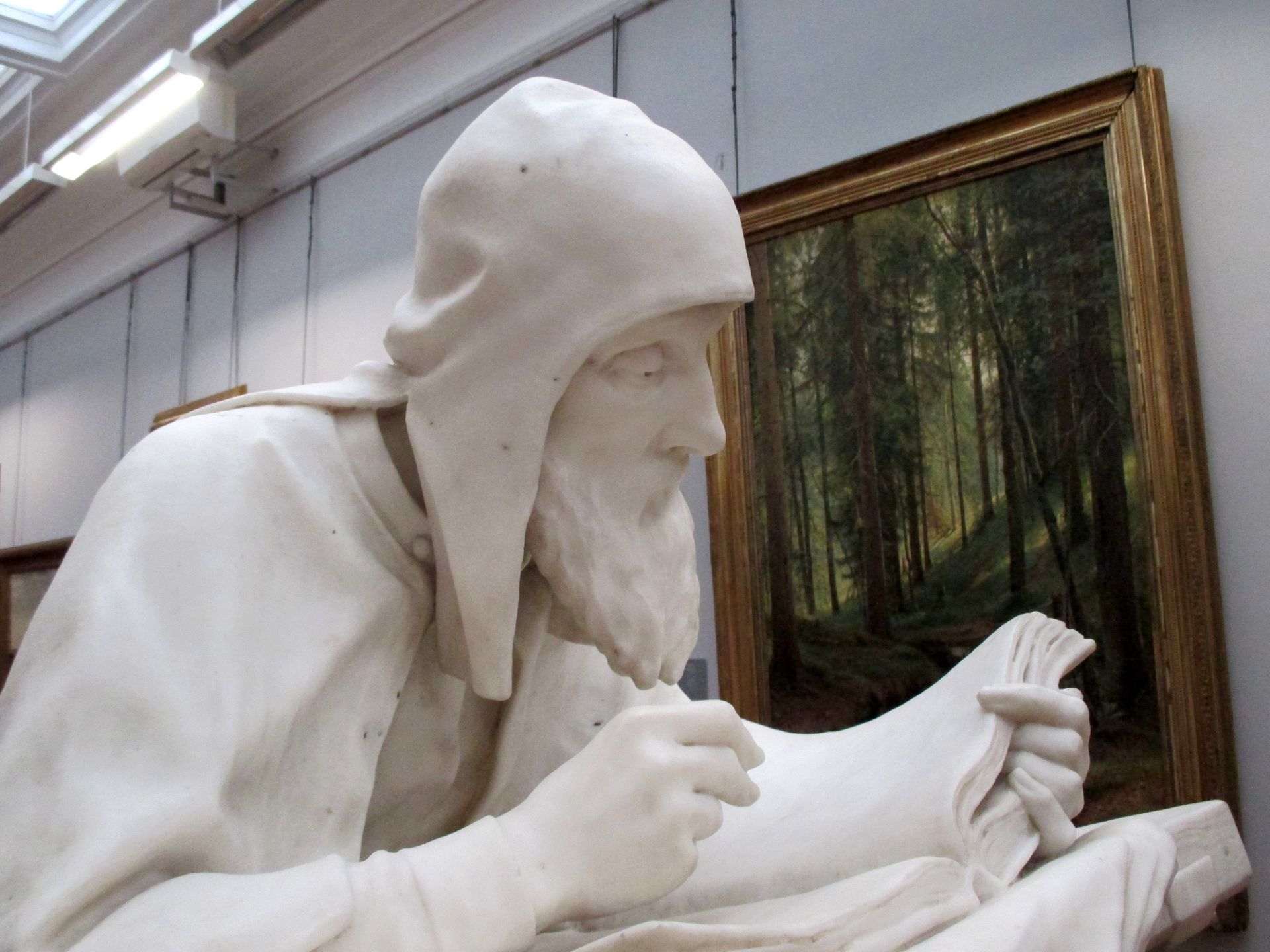 Марк Антокольский Нестор-летописец, 1892 год; Иван Шишкин Ручей в лесу, 1880 год; Киевский музей русского искусства - РИА Новости, 1920, 09.09.2026