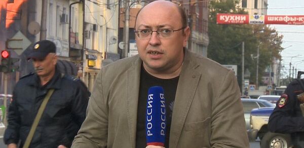 российский журналист Александр Рогаткин