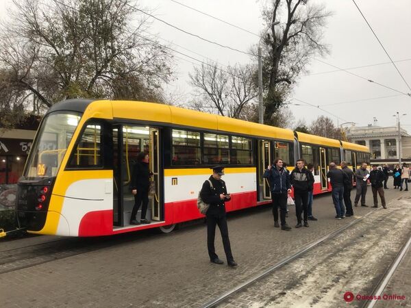 Самый длинный на Украине трамвай Одесса