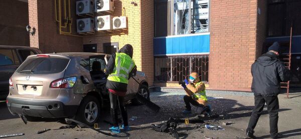 взрыв авто адвоката в Харькове