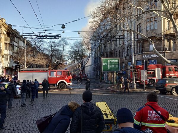 Пожар Одесса