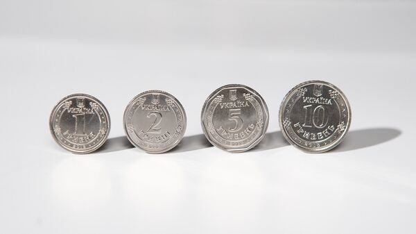 гривны монеты 1, 2, 5, 10