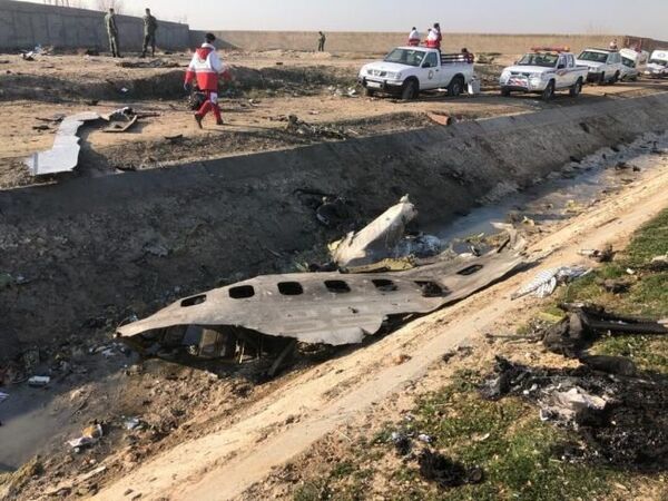 Украинский пассажирский самолет потерпел крушение в Иране