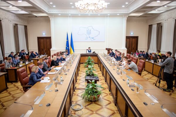 Заседание правительства украины гончарук