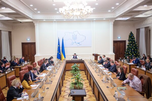 заседание правительства украины гончарук