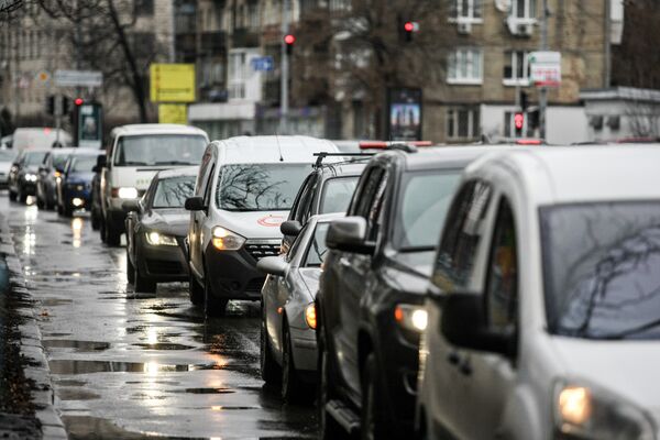 Киев машины пробки автомобиль