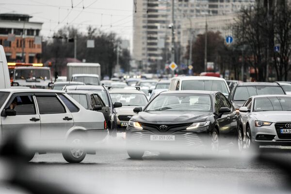 Киев машины пробки автомобиль