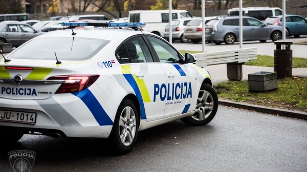 Полиция Латвия полицейский машина