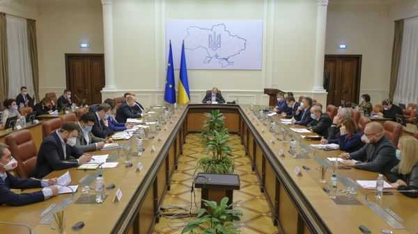 Кабинет министров Украины коронавирус маска