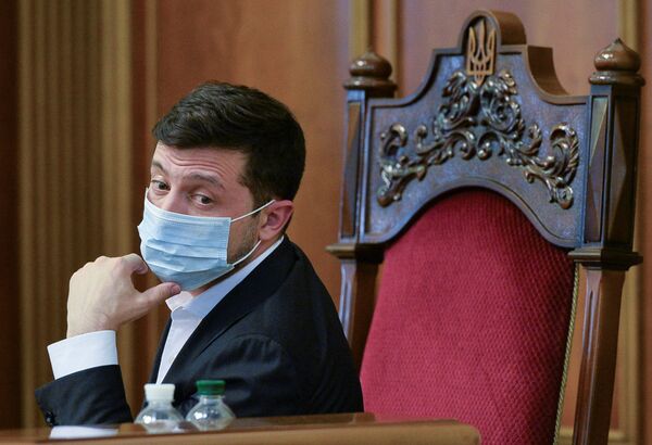 Зеленский Верховная рада заседание коронавирус маска 31.03.2020