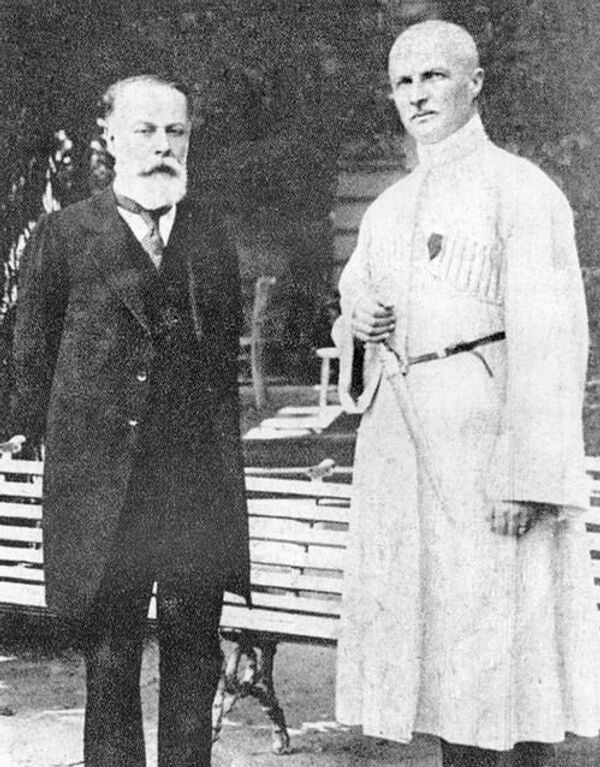 Фёдор Лизогуб и Павел Скоропадский 