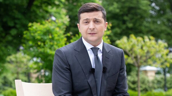 Годовщина пребывания В. Зеленского на посту президента Украины