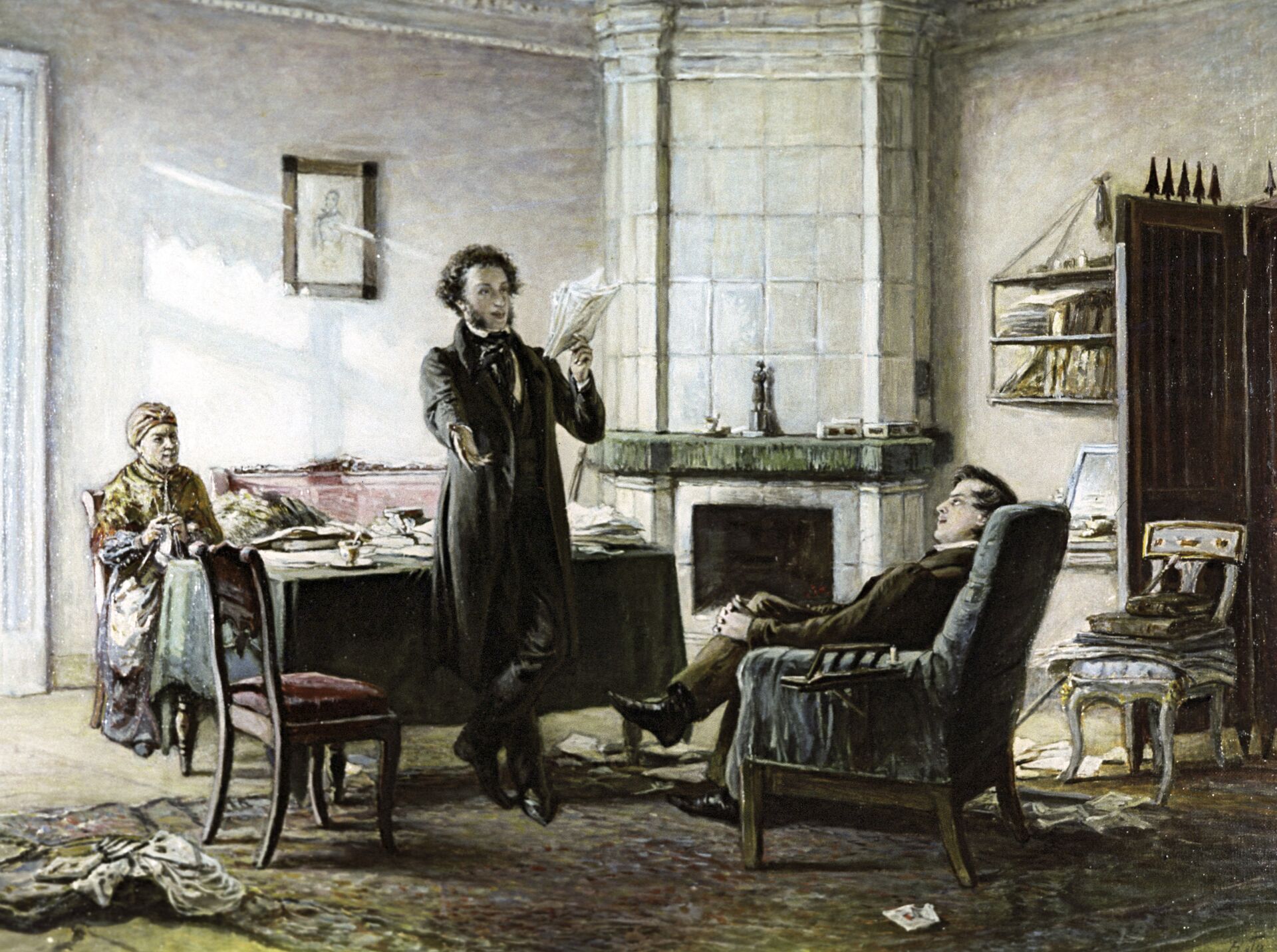 Николай Ге А.С. Пушкин в селе Михайловском, 1875 год Николай Ге А.С. Пушкин в селе Михайловском, 1875 год - РИА Новости, 1920, 26.05.2026