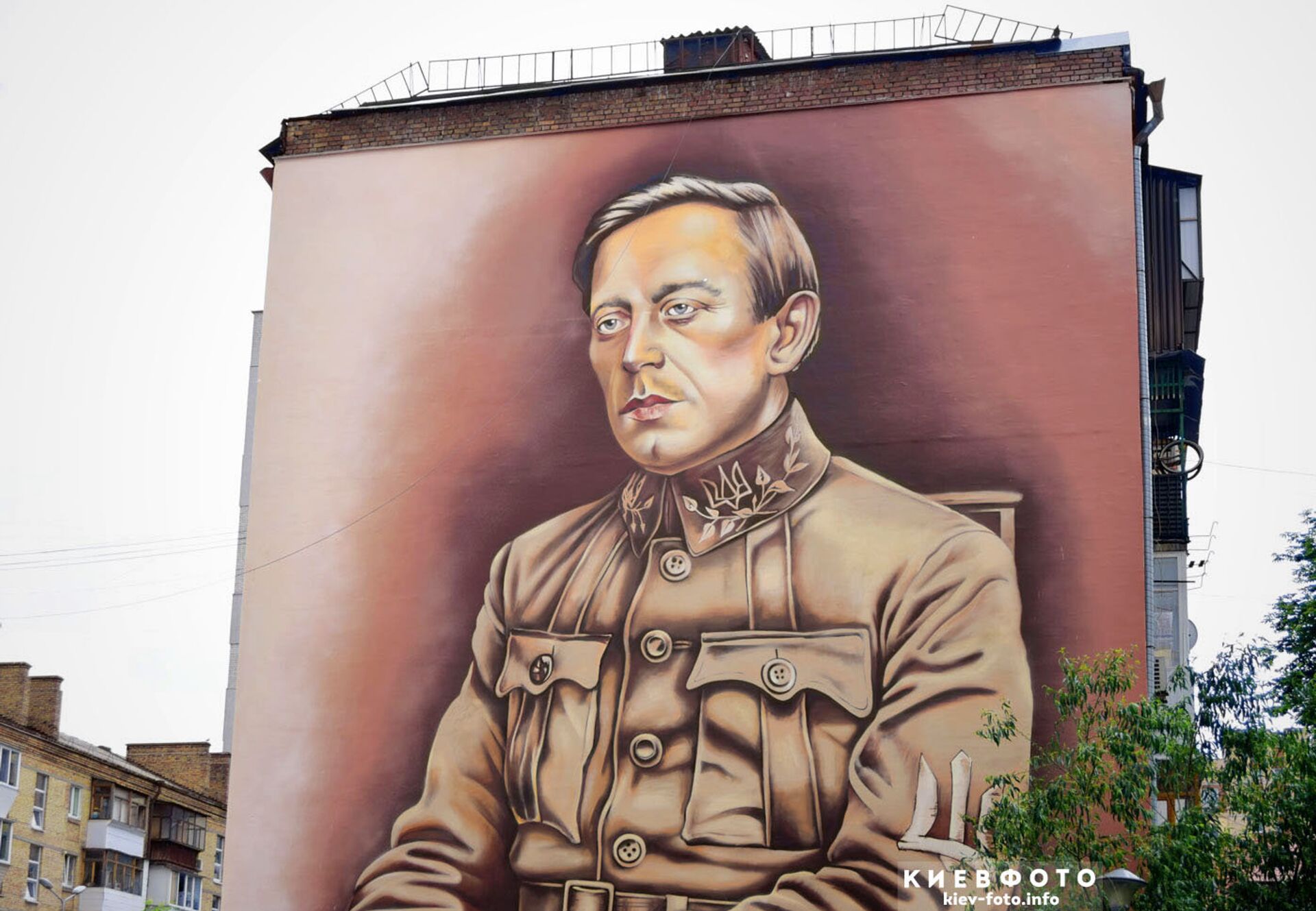 Мурал Симон Петлюра на Соломенке Киев - РИА Новости, 1920, 11.07.2024