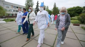 Акция протеста врачей в Киеве