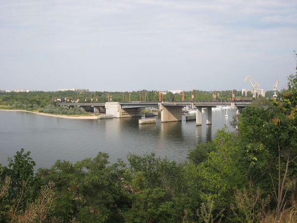 Николаев разводной Ингульский мост