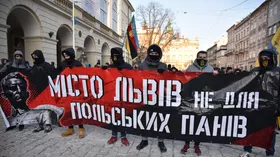 Марш националистов во Львове