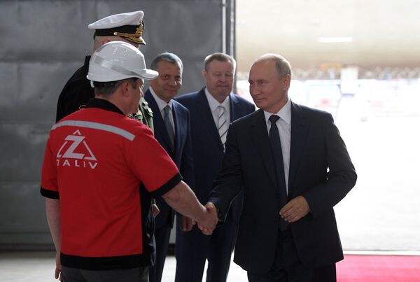 Рабочая поездка президента РФ В. Путина в республику Крым