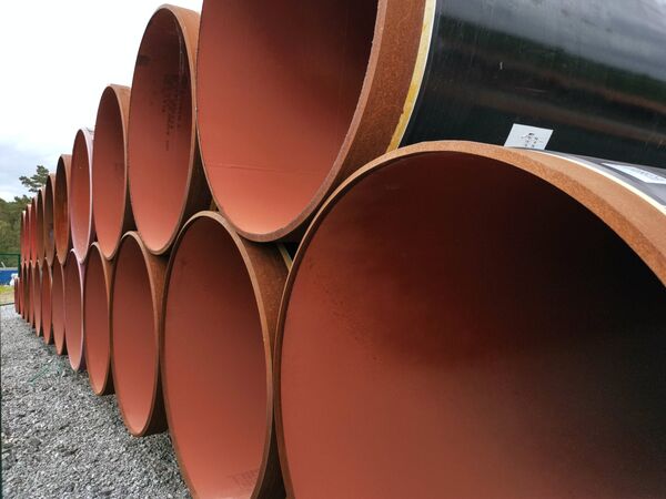 Строительство газопровода Северный поток-2 в Германии