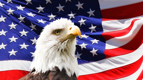 США флаг орлан