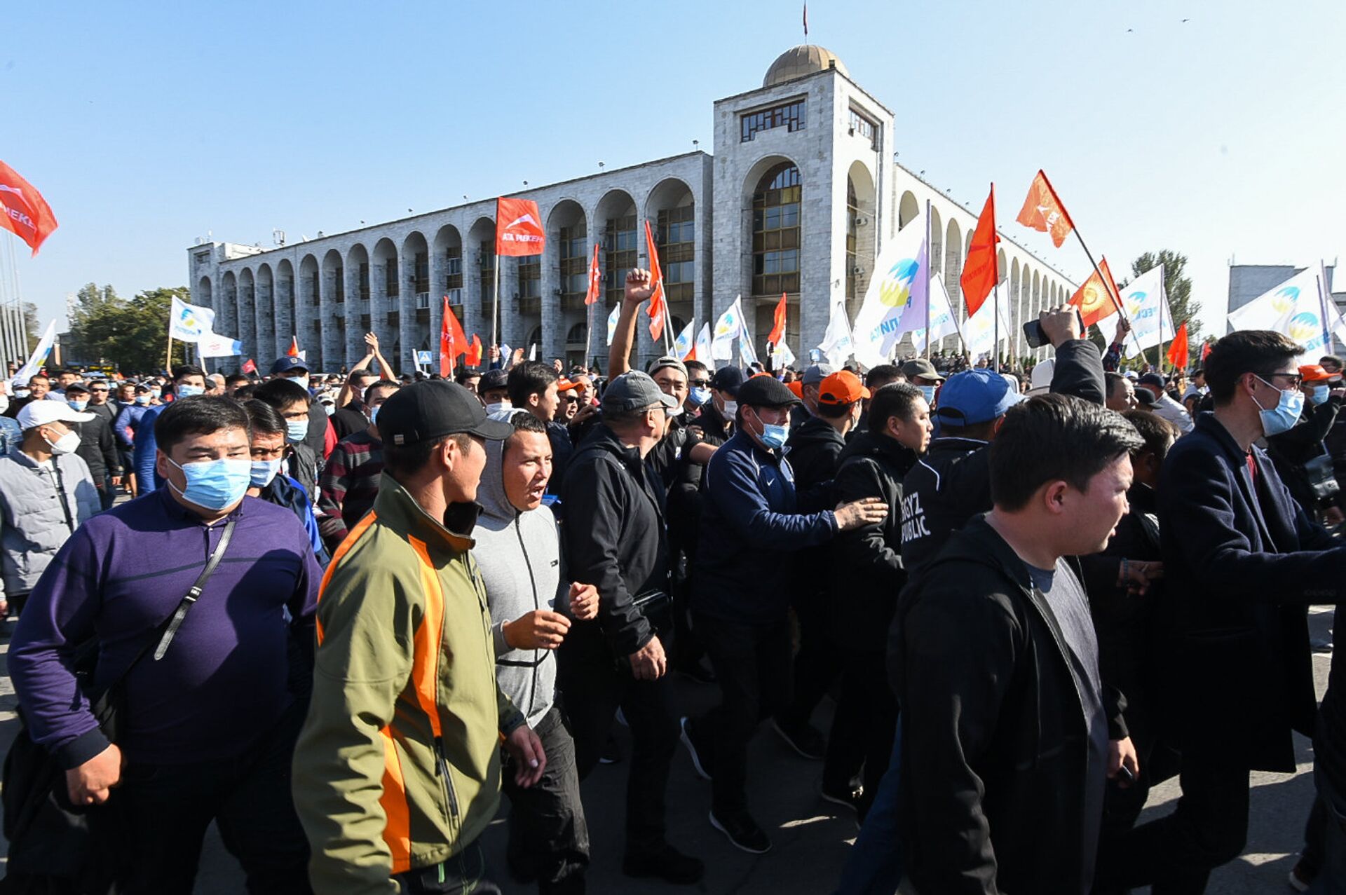 Бишкек протест - РИА Новости, 1920, 06.10.2020