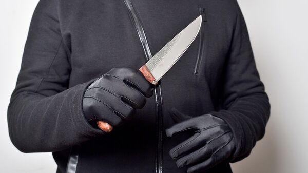 Нож бандит преступник