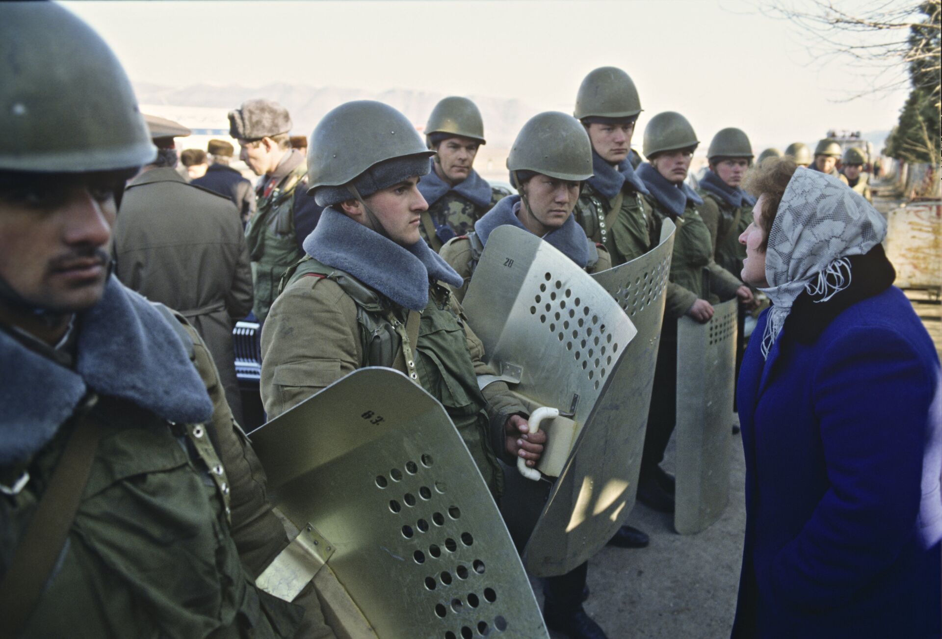 Советские военные участвовали в конфликтах в. Карабах 1989. ВВ МВД СССР В Нагорном Карабахе.