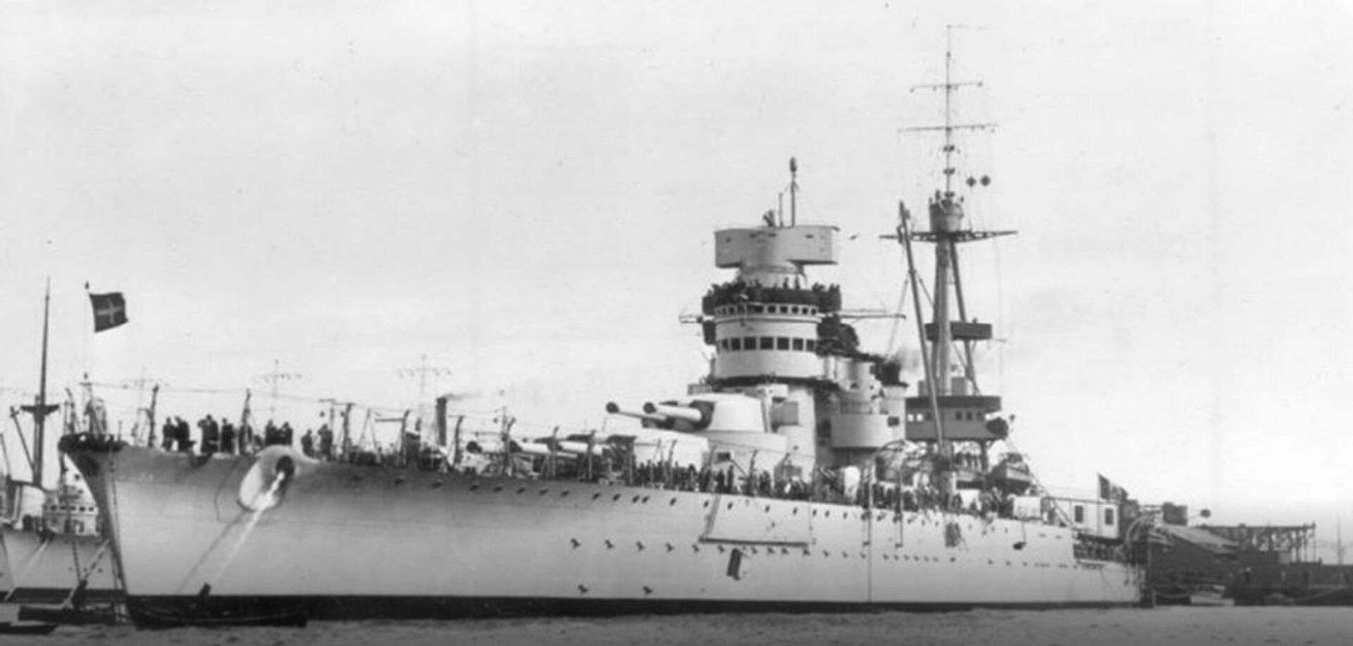 Линейный корабль «Джулио Чезаре» после модернизации. 1937 год - РИА Новости, 1920, 25.10.2025