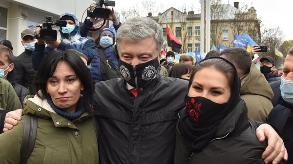 Антиправительственная акция националистов во Львове