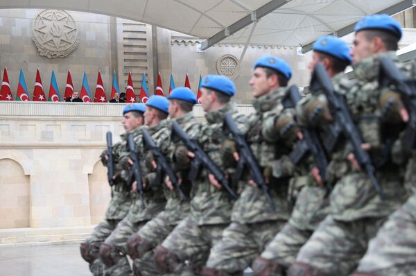 Военный парад в Баку Азербайджан