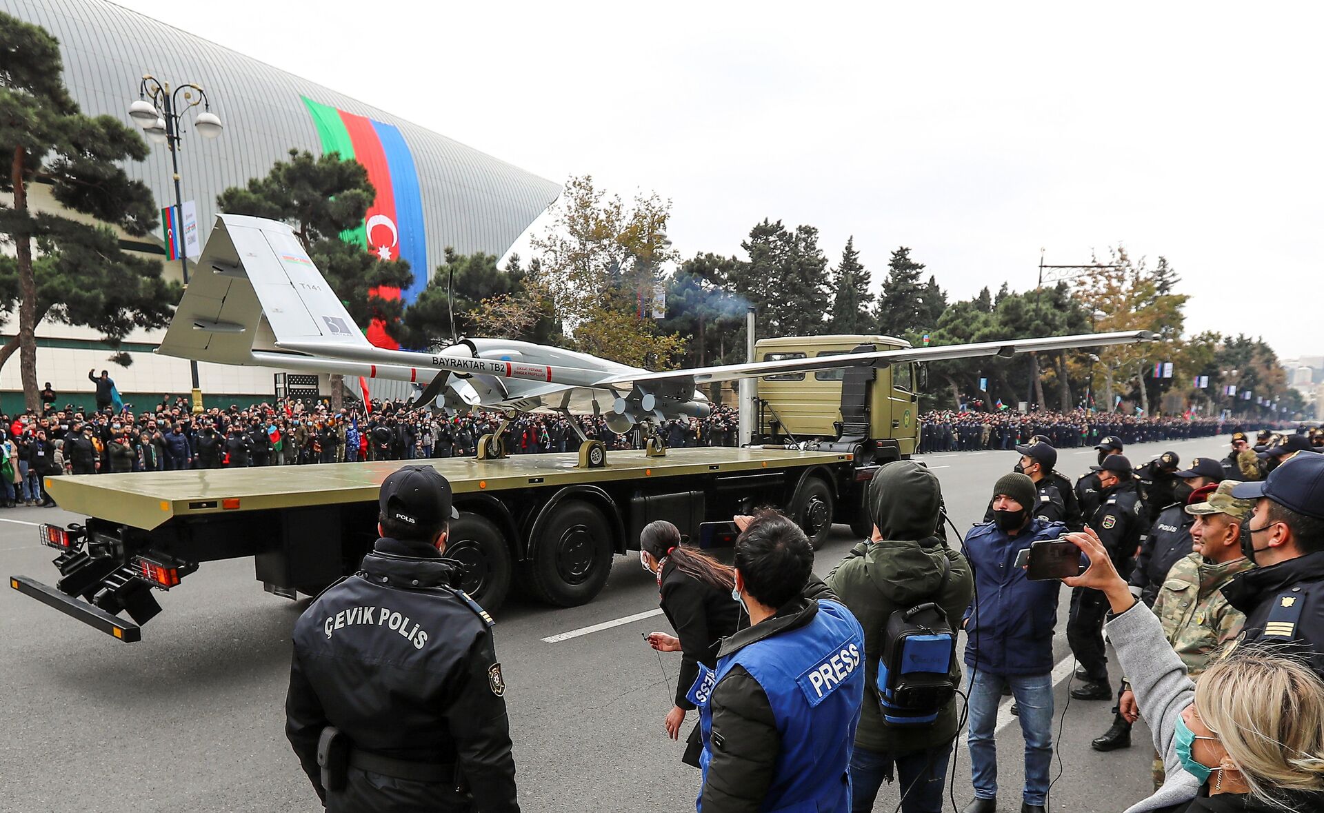 Военный парад в Баку Азербайджан - РИА Новости, 1920, 15.09.2025