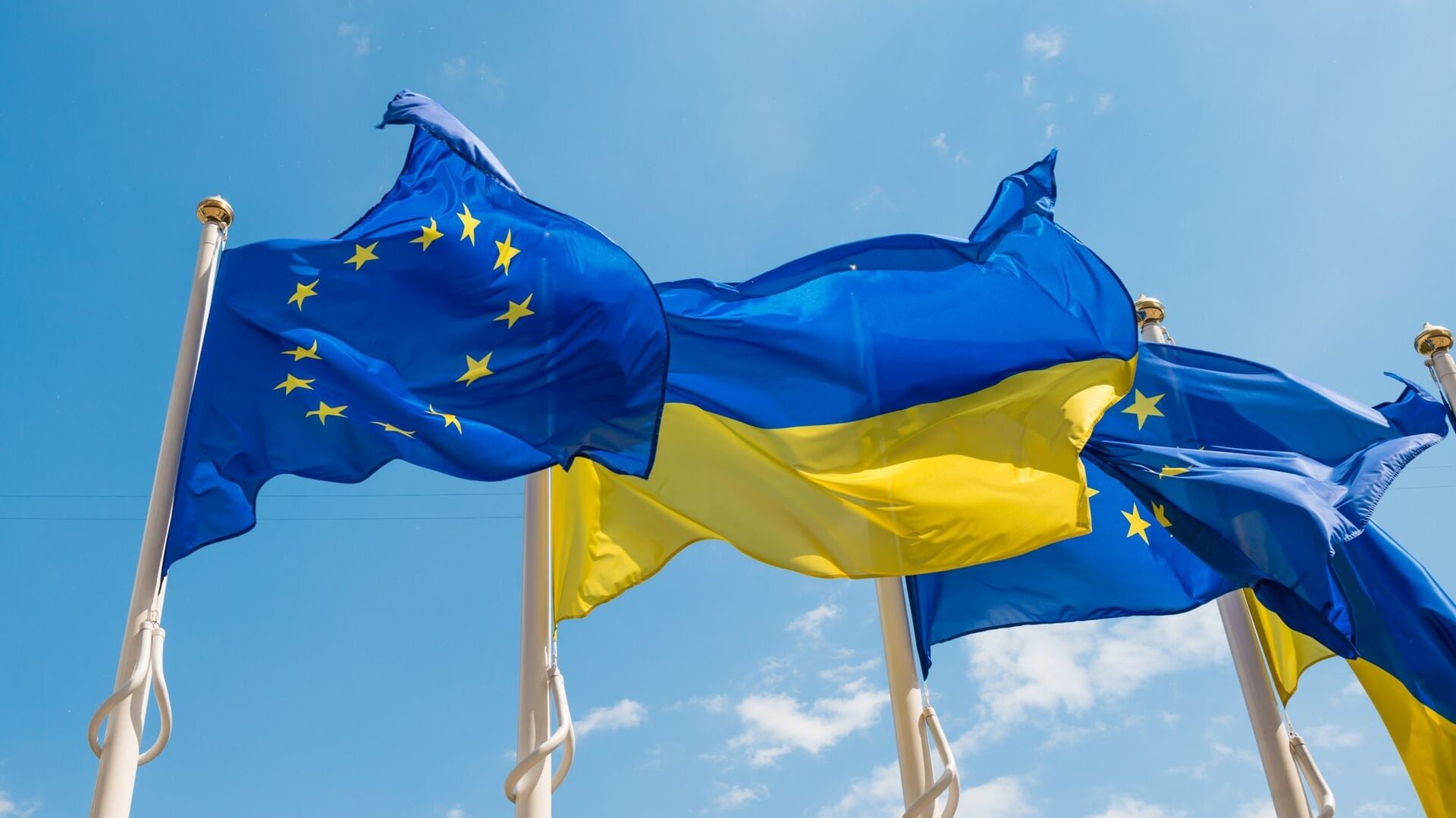 Украина ЕС флаг - РИА Новости, 1920, 08.02.2023