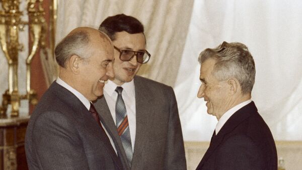 Горбачев и Чаушеску